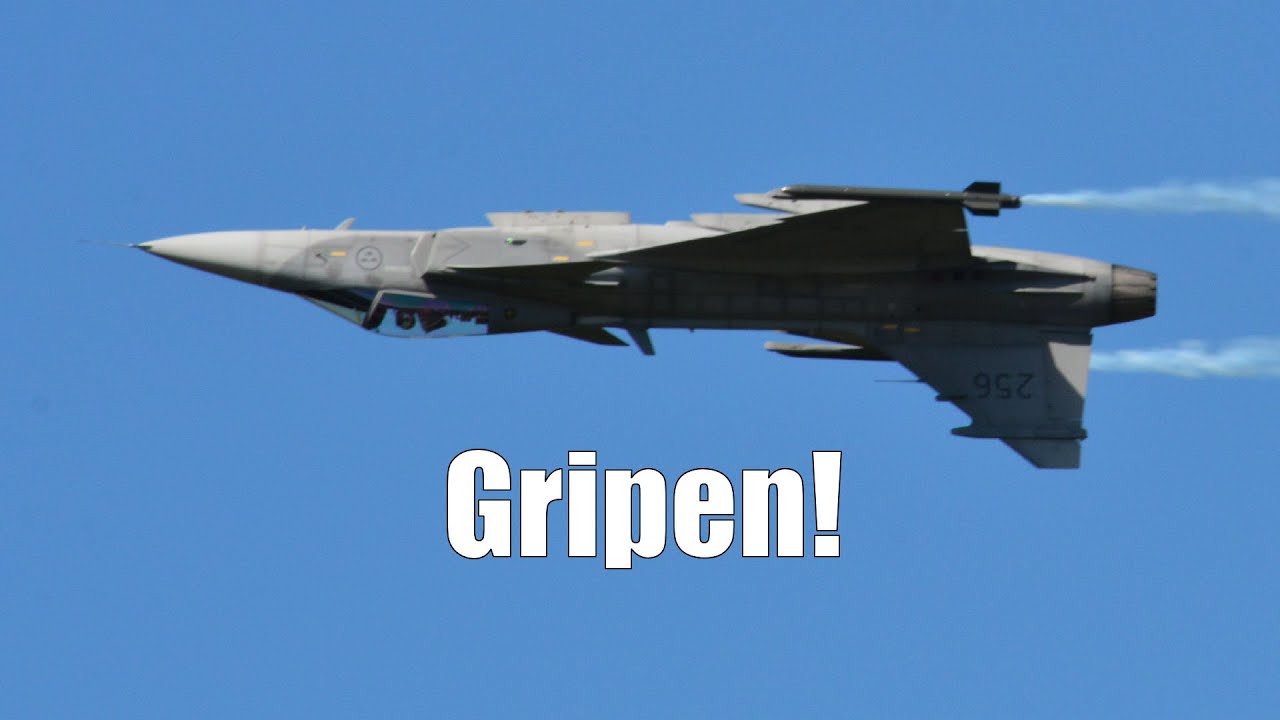 Jas 39 Gripen Amazing Landing From Vertical Dive - SweAF 2024
