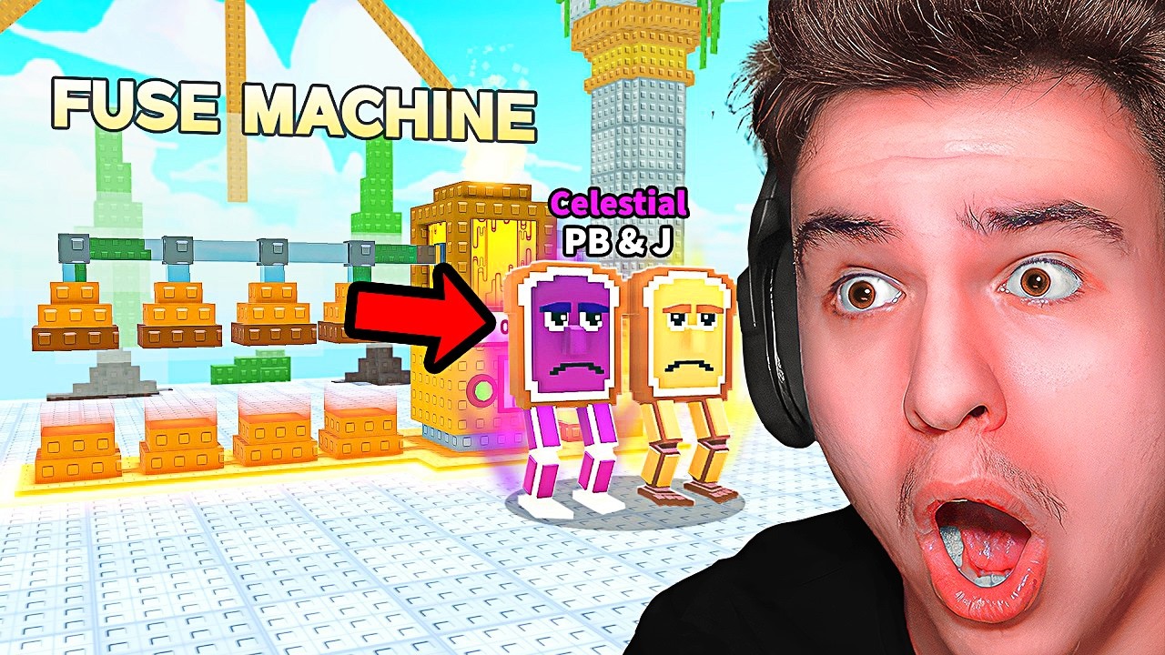 Noul Update Cu *FUSE MACHINE* În Survive Lava For Brainrots...