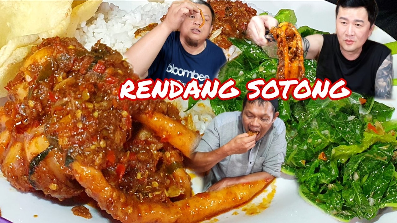 BUSET !! SOTONG RENDANG TINORANGSAK DENGAN 700 RAWIT INI MEMANG BIKIN HABIS NASI !!