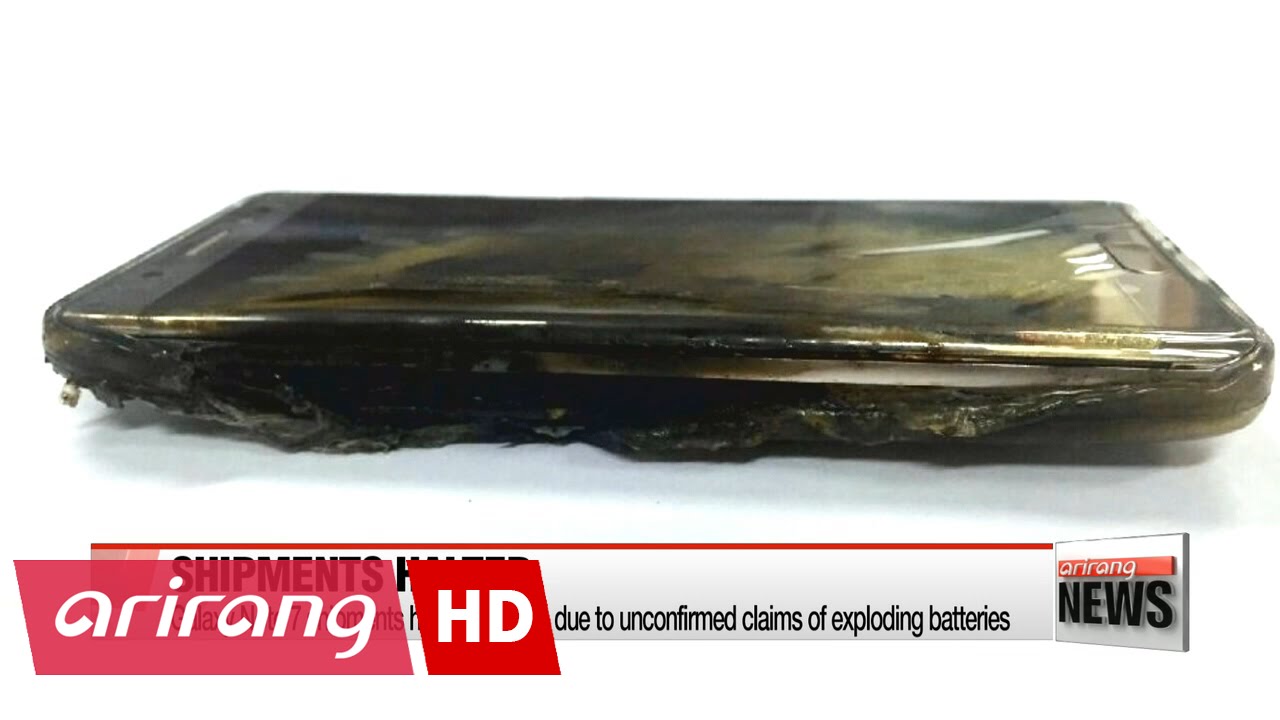 Samsung halts Galaxy Note 7 shipments amid reports of exploding batteries