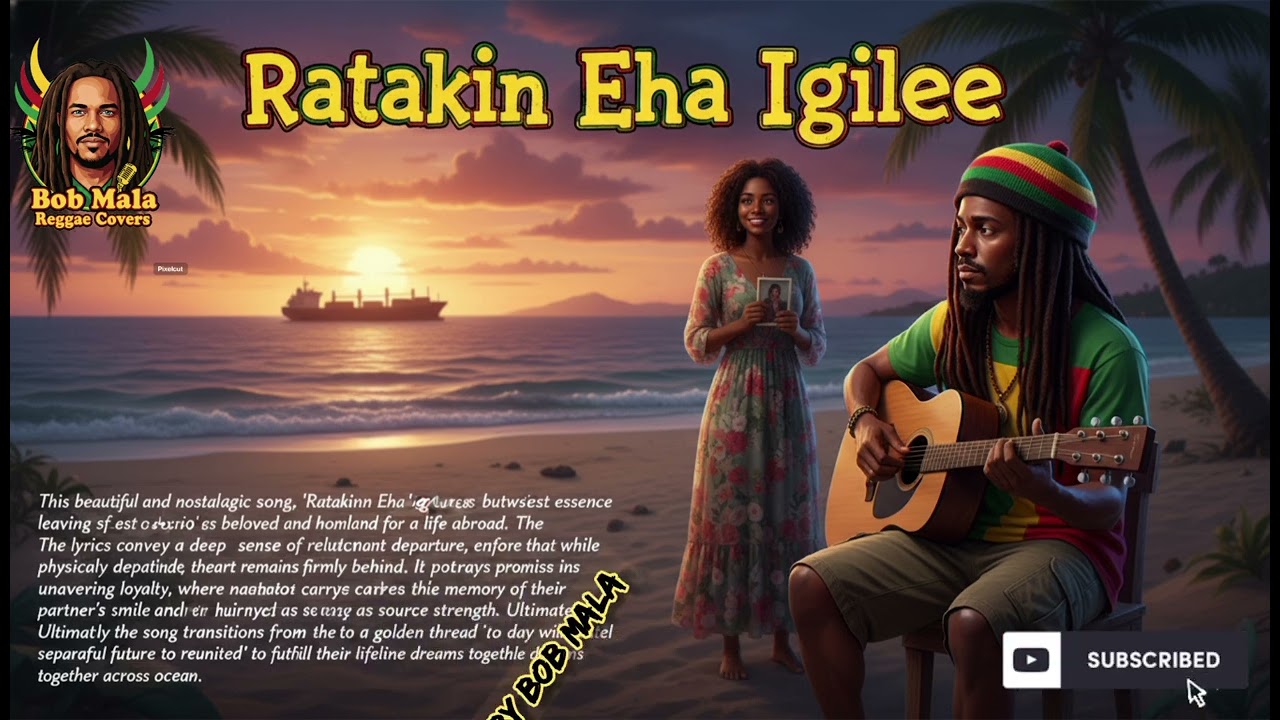 Ratakin Eha Iglee (රටකින් එහා ඉගිලී) – Reggae Cover | BOB MALA 🌴🎶