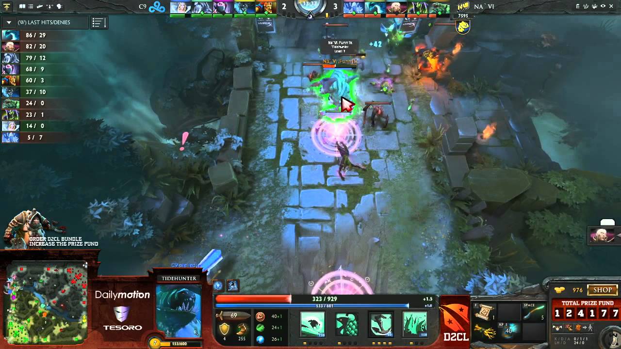 Na'Vi vs Cloud 9 Game 2   Dota 2 Champions League Grand Final   Tobi Wan & syndereN