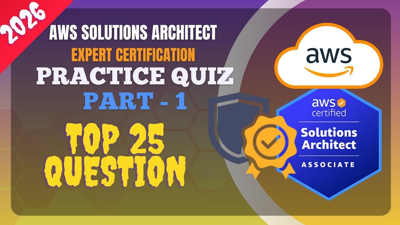 AWS Solutions Architect || Expert Certification Practice Quiz || Part 1-Top 25 || AWS Agent AI