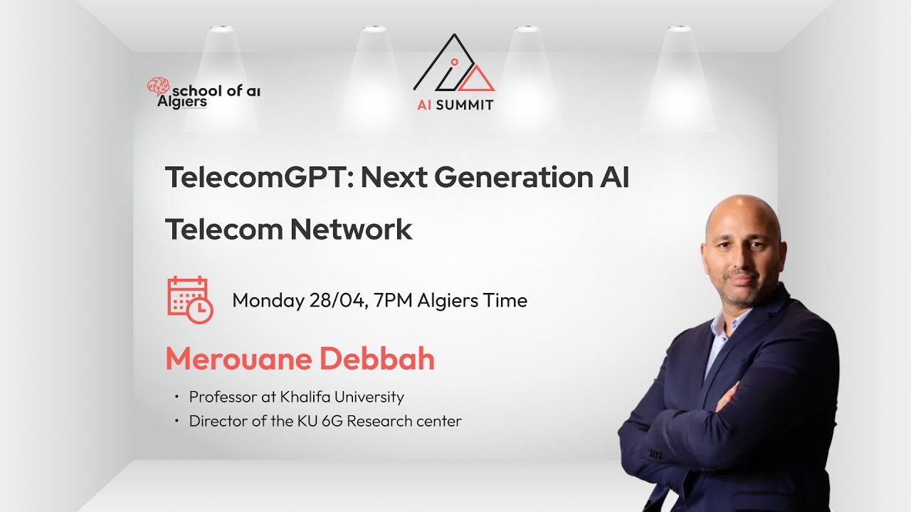 TelecomGPT: Next Generation AI Telecom Network | Merouane Debbah | AI Summit 2025