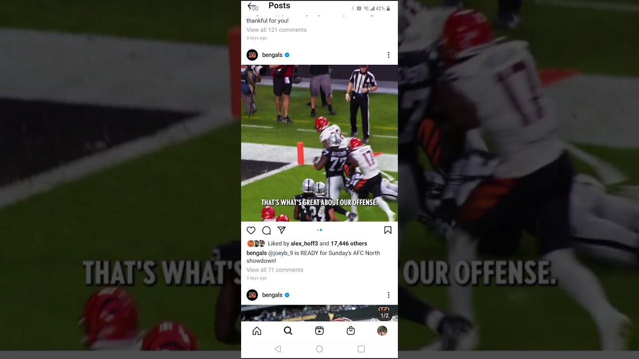 locker room talk with Joe burrow