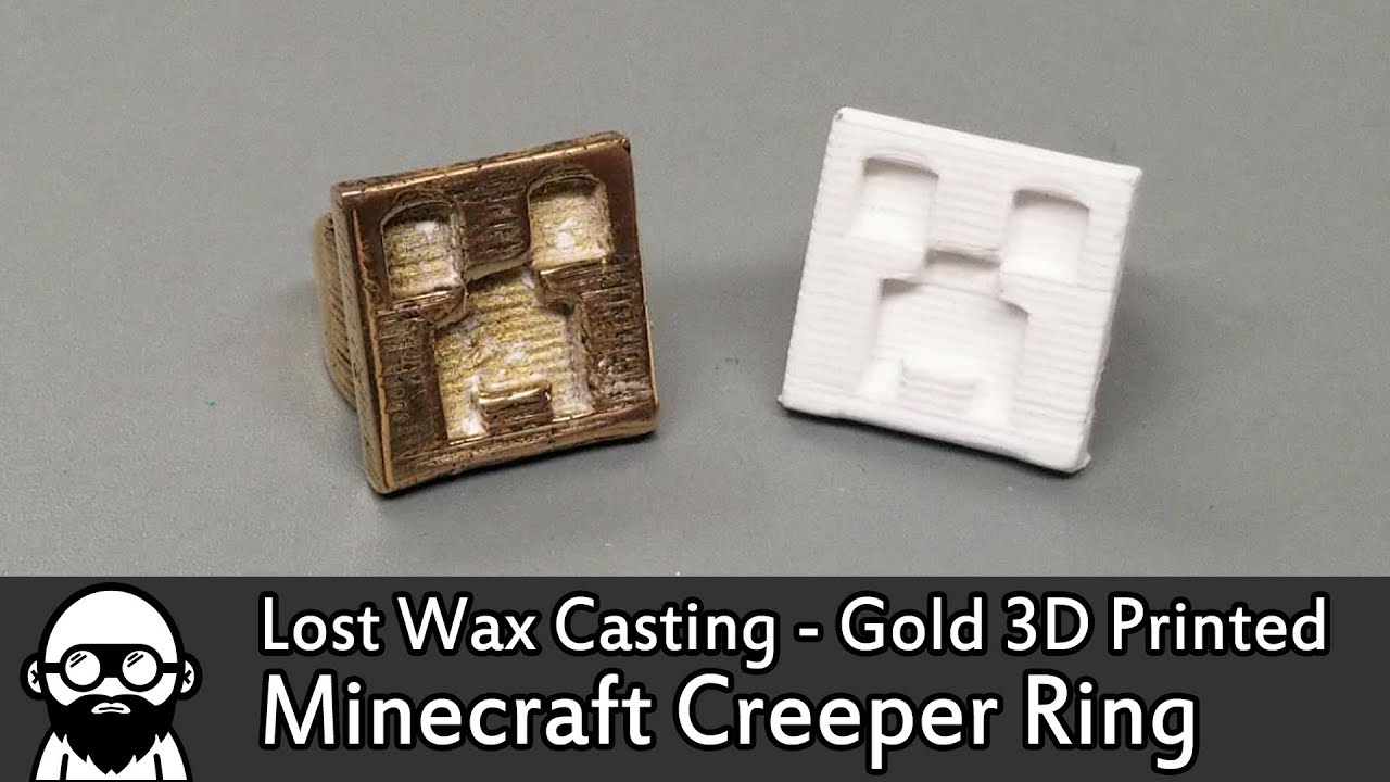 LOST WAX CASTING - 3D printed Gold Ring!