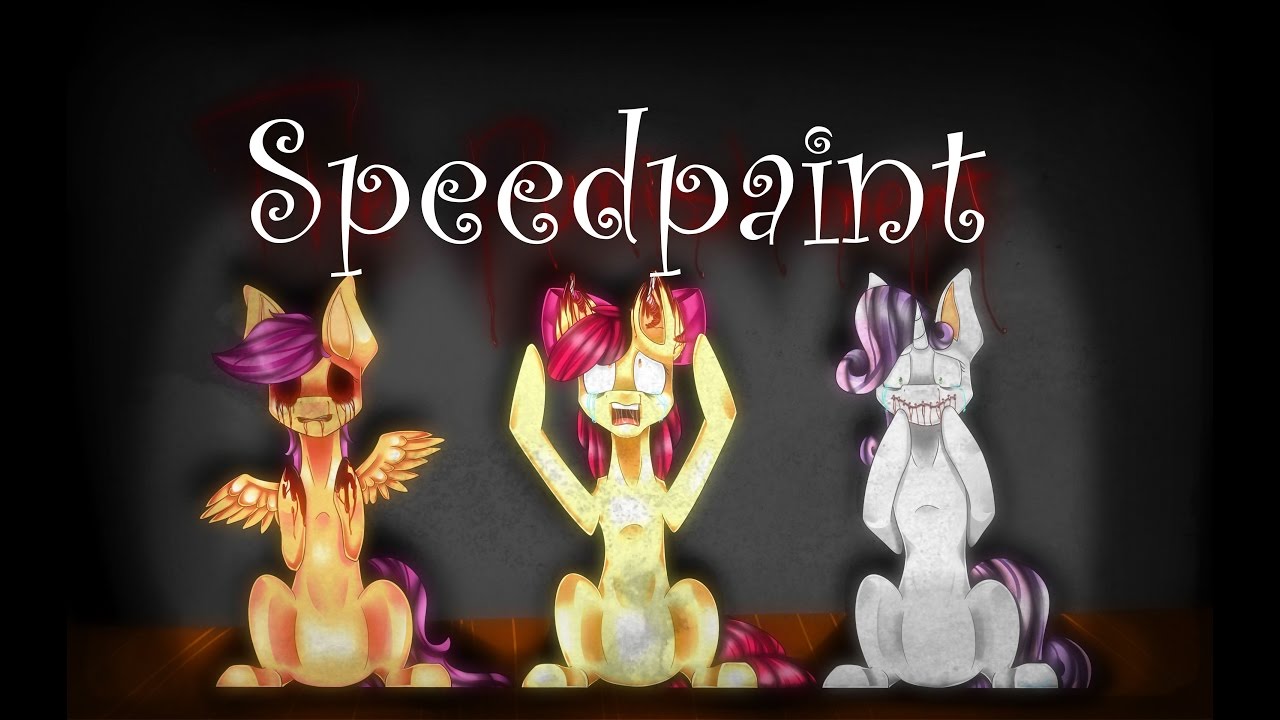 (MLP) Speedpaint: The punishment (Gore)
