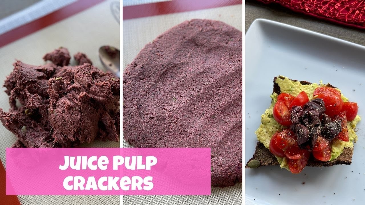 Transform Leftover Juice Pulp into Homemade Crackers or Bread