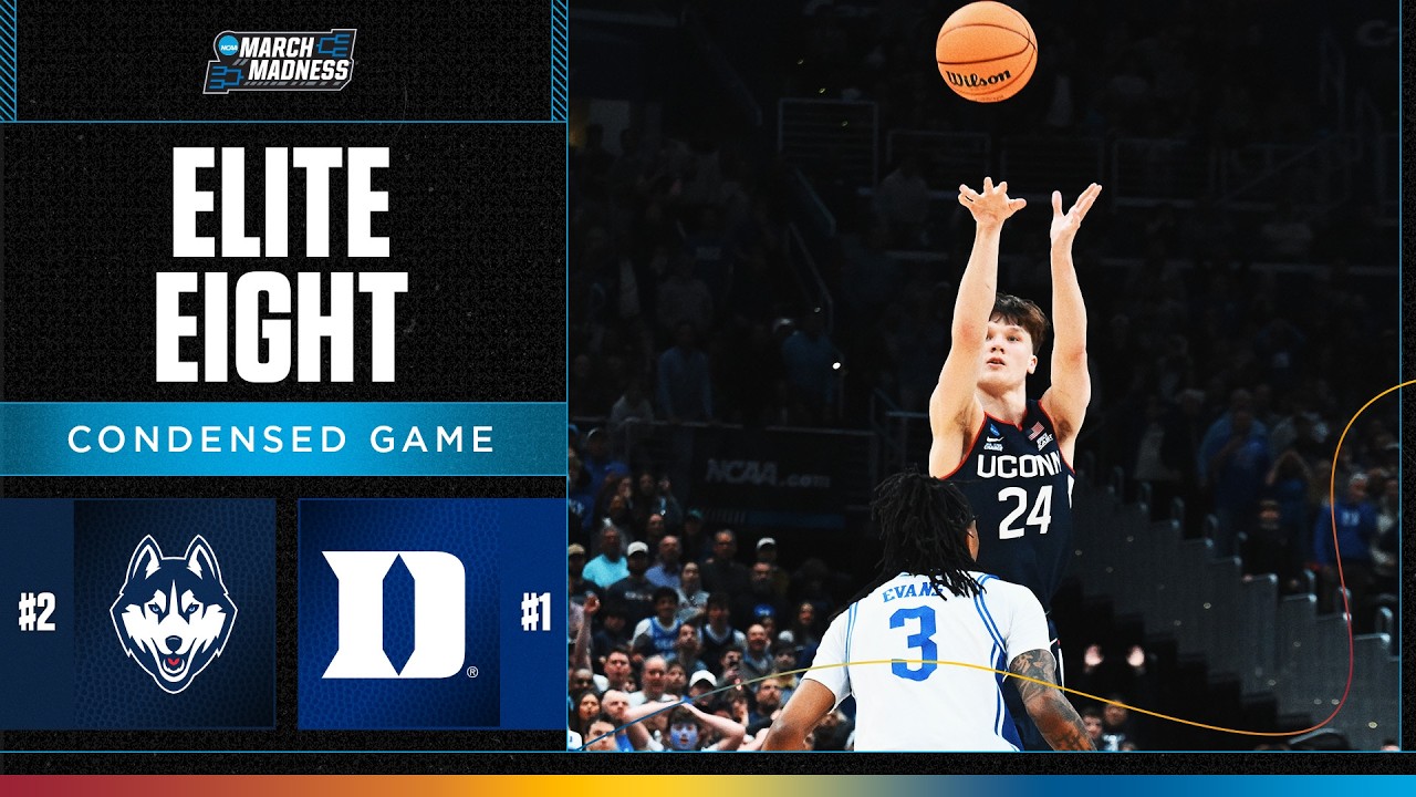 UConn vs. Duke - Elite Eight NCAA tournament extended highlights
