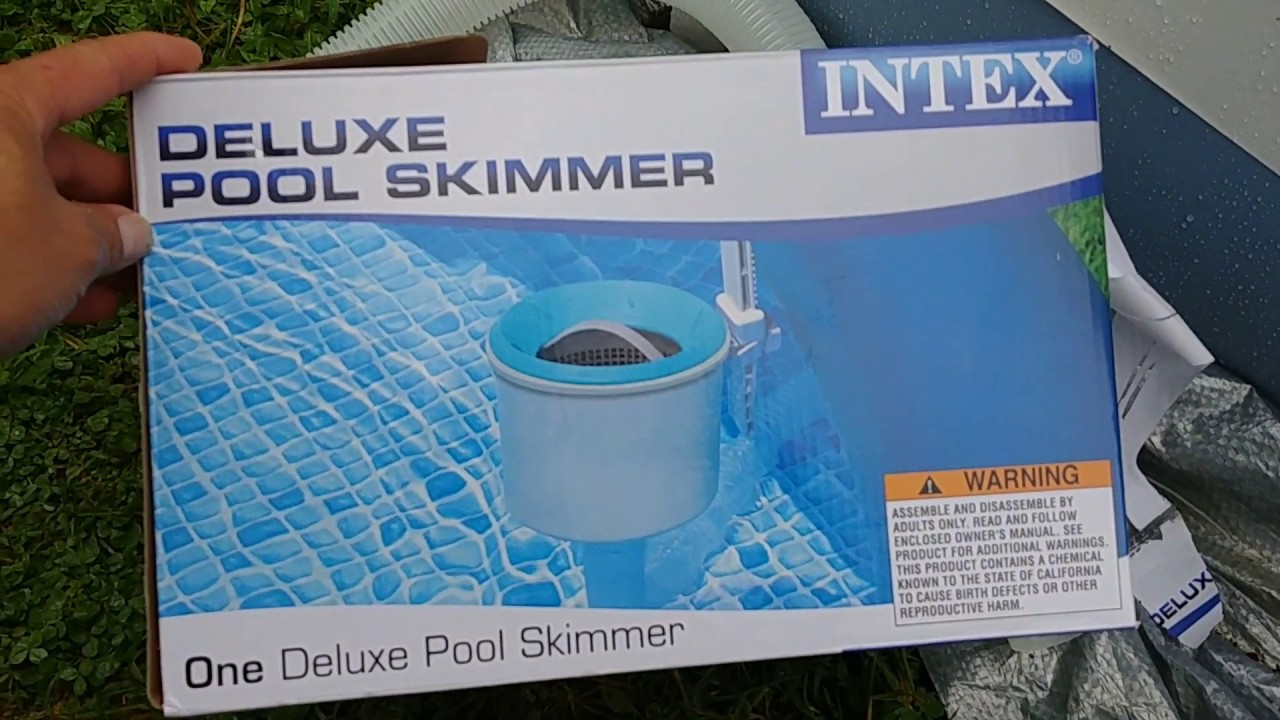 Intex Deluxe Wall Mount Surface Skimmer unboxing And Review Part 1
