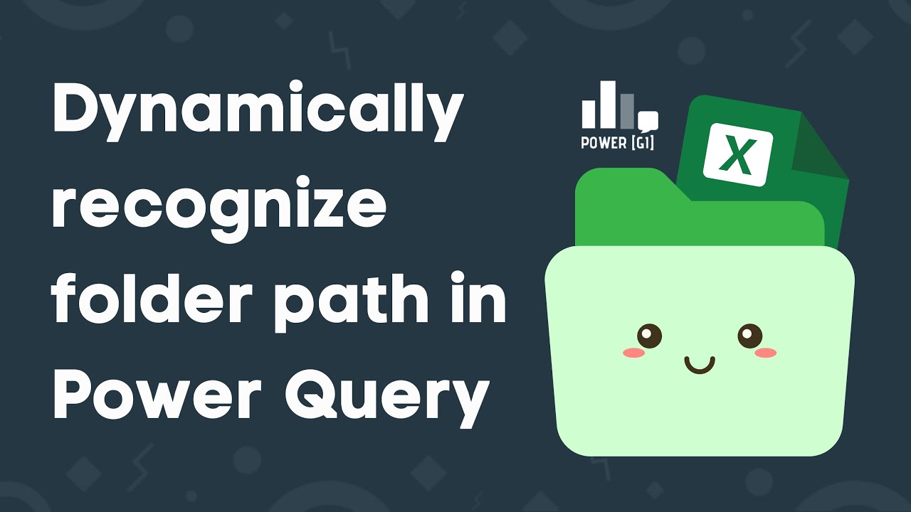 Dynamic folder paths in Power Query | Stop hard-coding file paths | Microsoft Excel