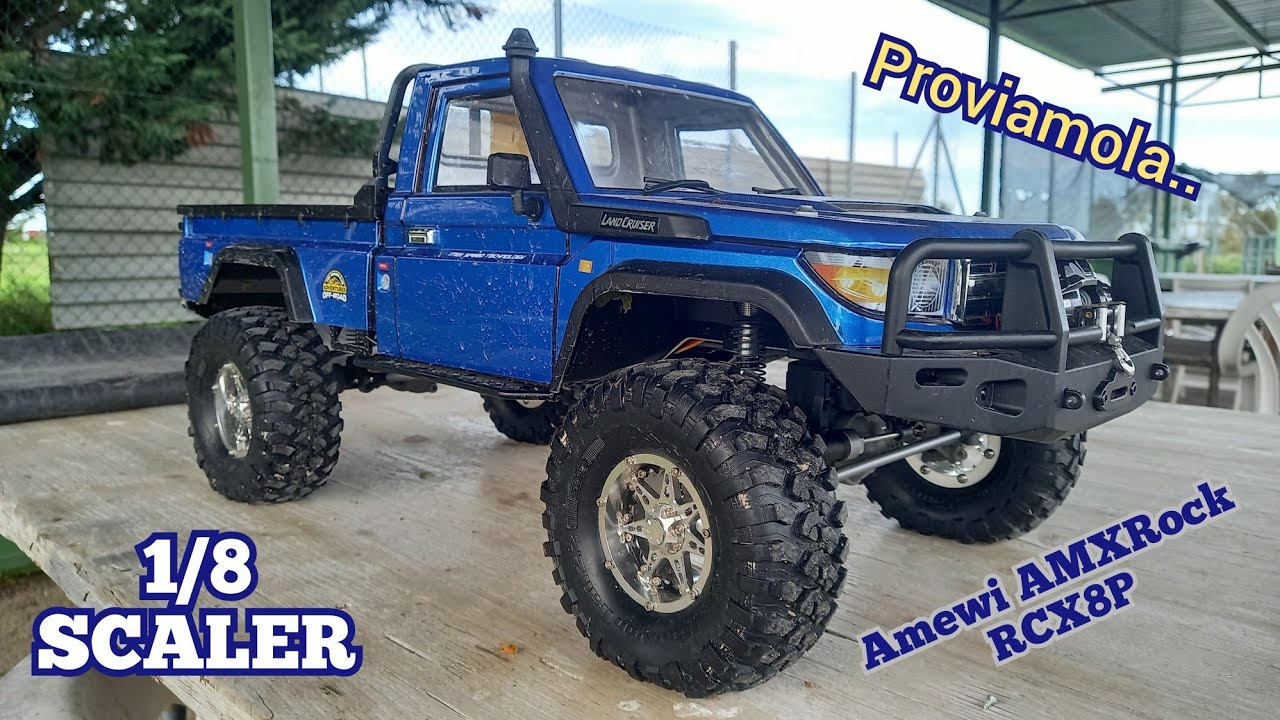 Ecco la Scaler 1/8, Amewi (Absima) AMXRock RCX8P Crawler Toyota Pick-Up rtr auto rc elettrica