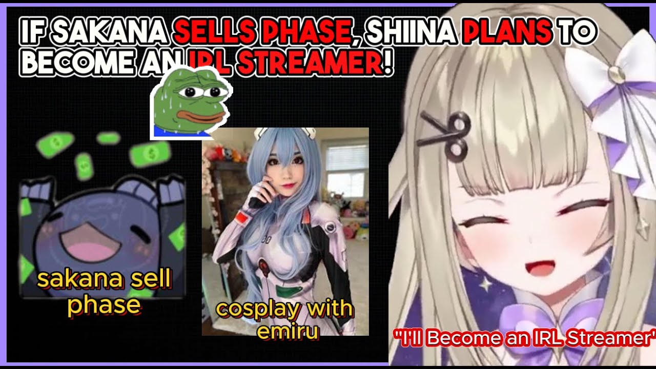 If Shiina's VTuber Career Ends, She Plans to Become an IRL Streamer! 🔥| Amanogawa Shiina #shiinaclip