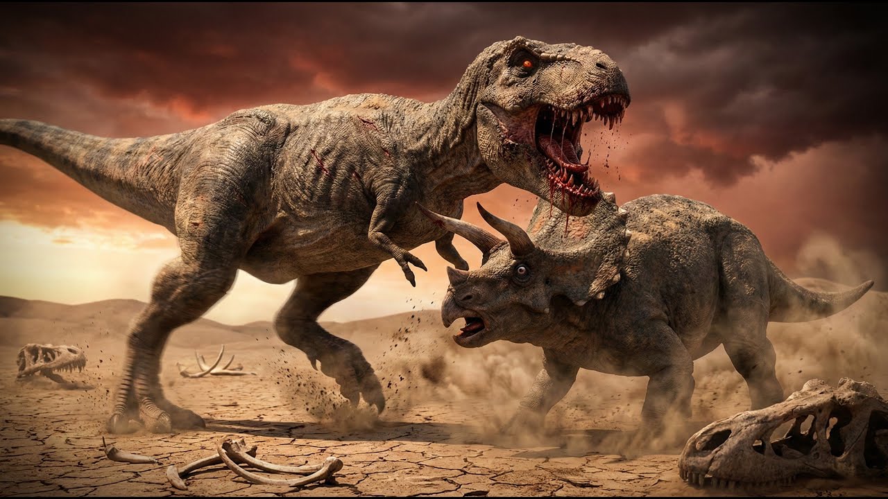 CARNIVORE vs HERBIVORE DINOSAURS 🦖🌵 | Battle Royale in Desert | Jurassic World Evolution 2