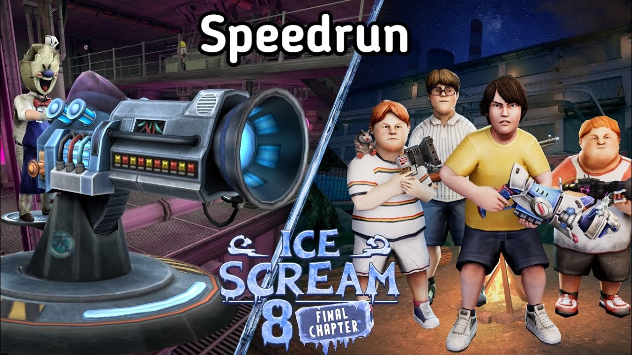 Ice Scream 8 speedrun desde la sala de extracción Mati Gaming