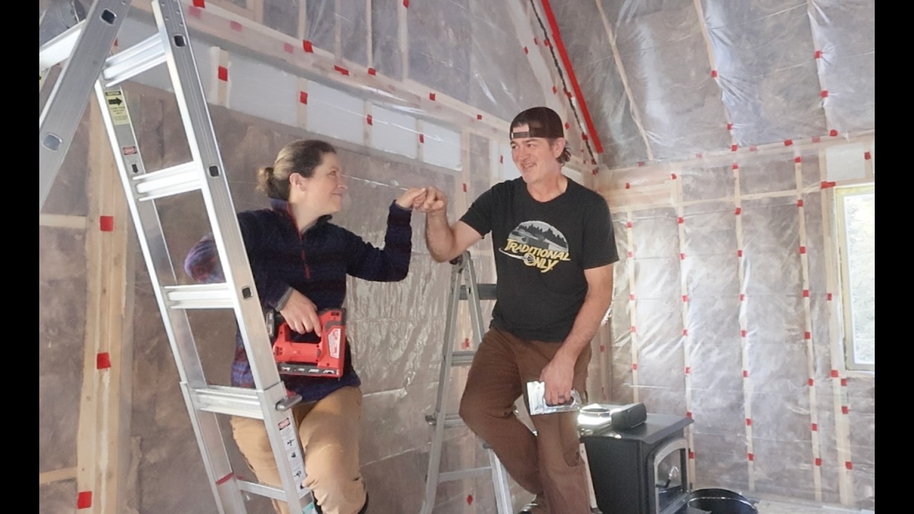 Battling the Elements: Big Progress at our Alaska Cabin Despite Never-Ending Winter // Cabin Camping