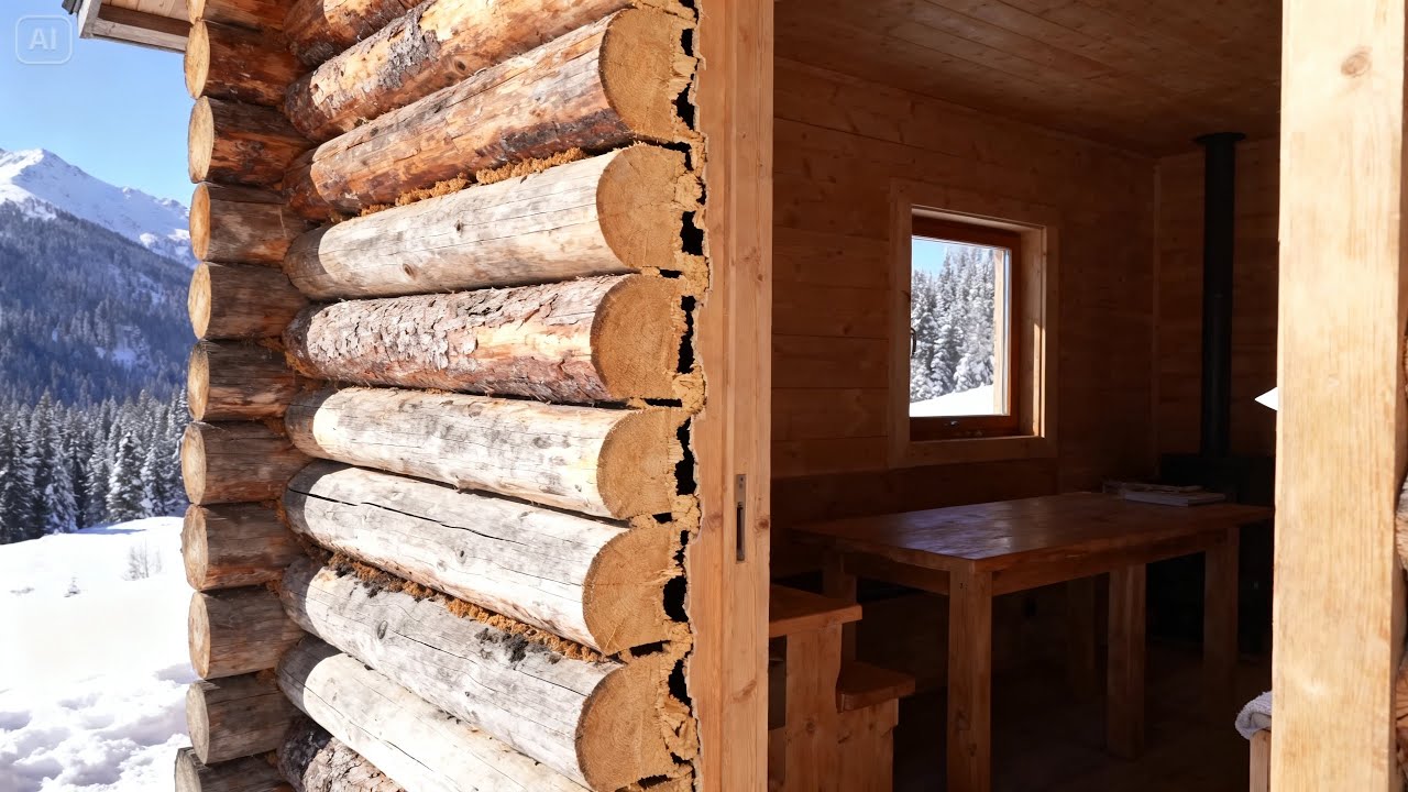THEY CALLED HIS LOG GAP USELESS — UNTIL IT STOPPED HIS CABIN FROM SWEATING