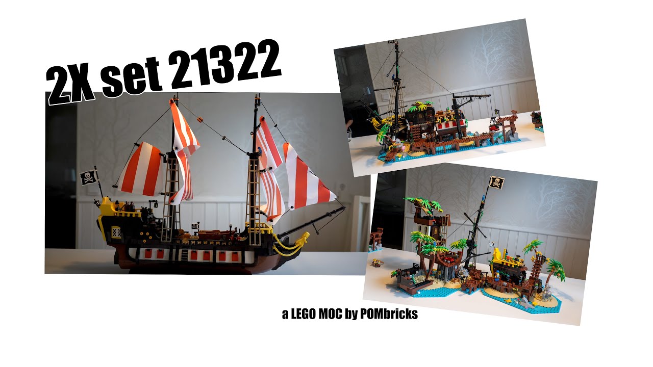 LEGO set 21322 X2 MOC 4K