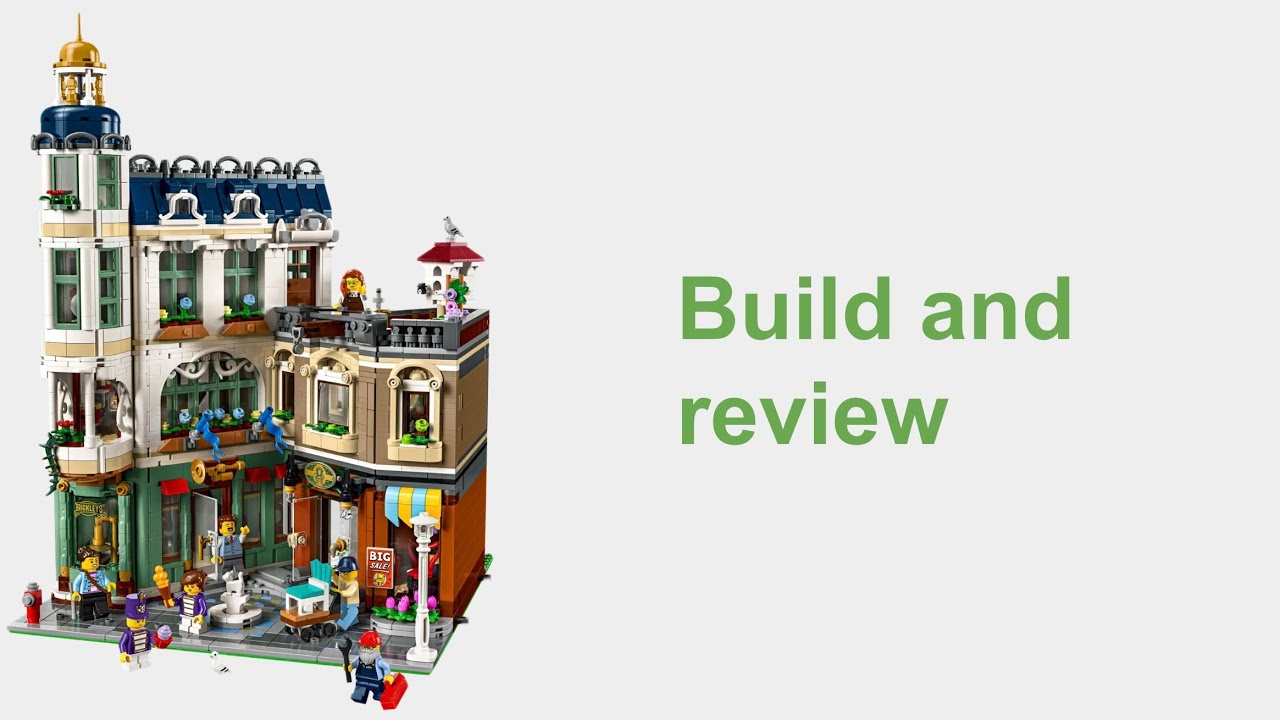 Lego ICONS: Shopping street (11371) build and review