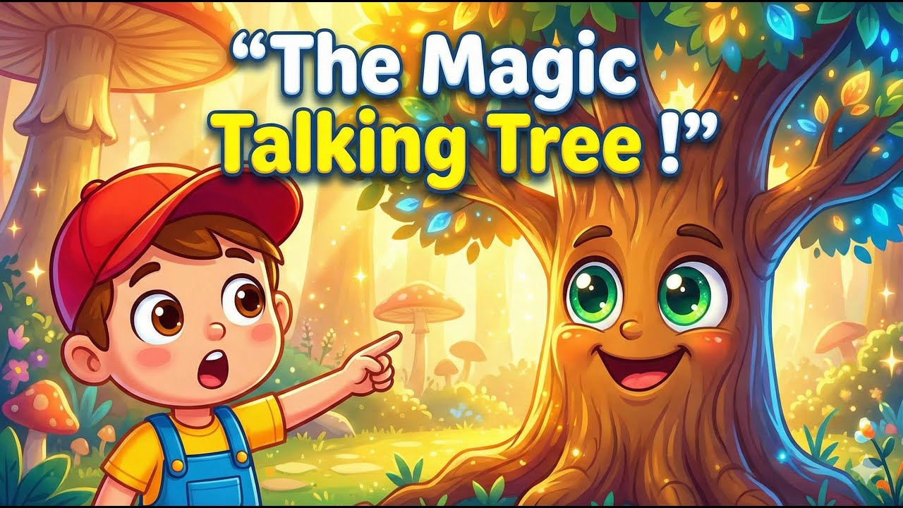 The Magic Talking Tree| Kids Moral Story Cartoon
