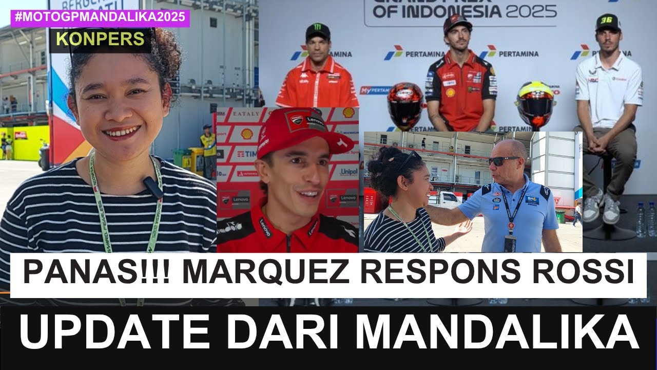 Marquez Respons Rossi Soal Rival Terberat, Pecco Pake GP24 Morbidelli? - MotoGP Mandalika 2025