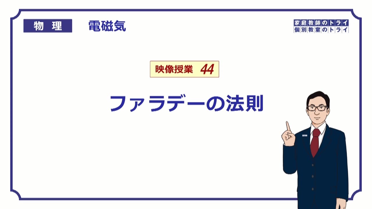 【高校物理】　電磁気44　ファラデーの法則　（１５分）