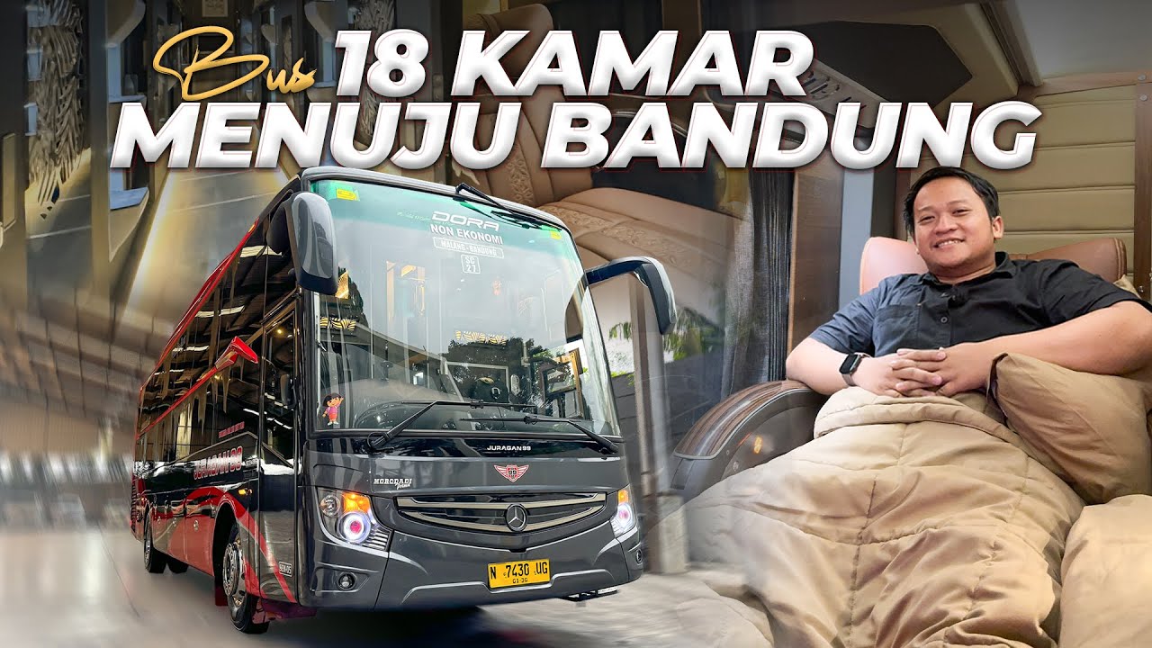 MALANG BANDUNG BUS SLEEPER STYLE EROPA‼️ Juragan 99 Mercedes Benz 1626