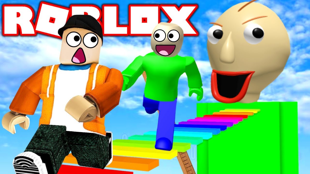 Baldi's Basics: гонка Obby против Kindly Keyin! | Roblox