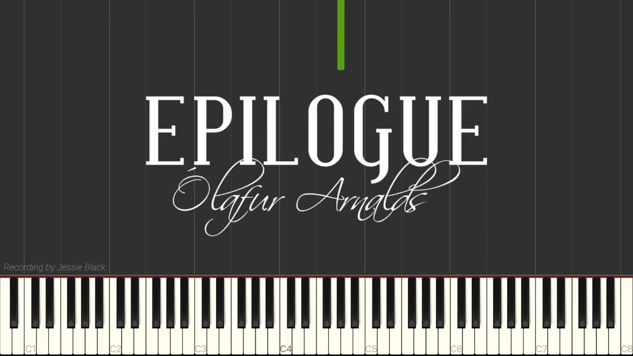 Epilogue (from Nomadland) - Ólafur Arnalds (Piano Tutorial)