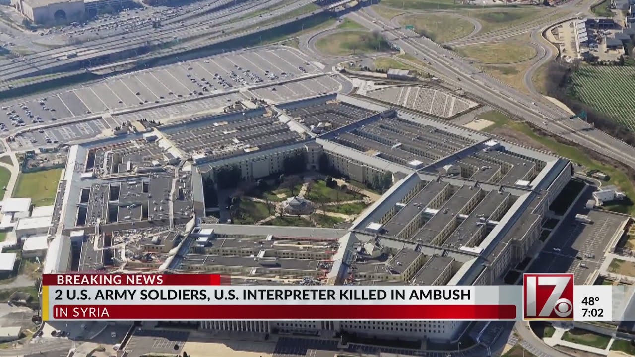 2 US Army soldiers among 3 killed in Syria ambush