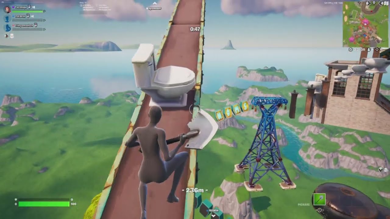 Only up Fortnite WORLD RECORD 9:57