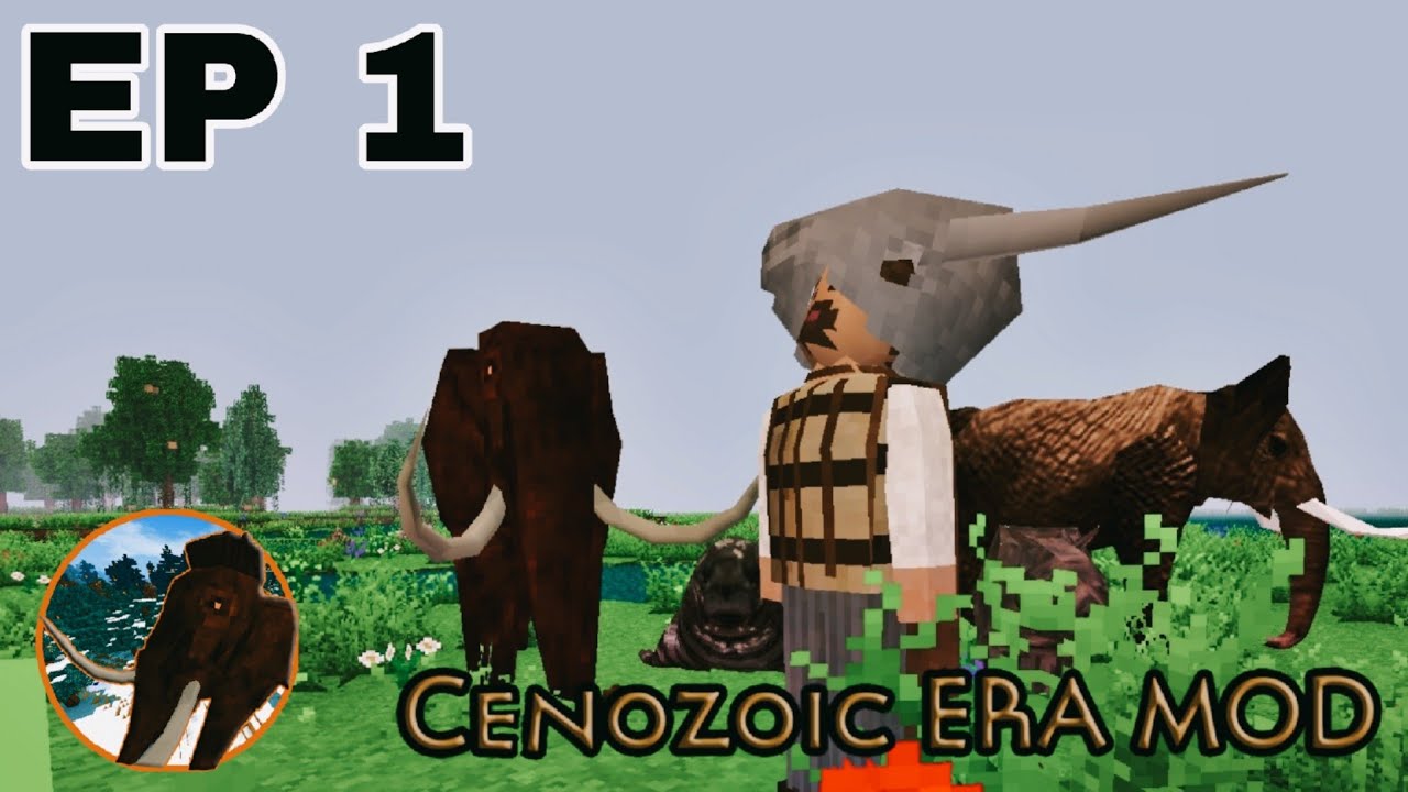 PREHISTORY/CENOZOIC ERA MOD SURVIVAL CRAFT 2 EP 1 | CRUEL MODE