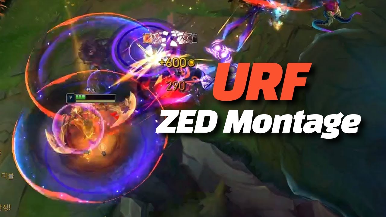 겉멋 폭발하는 우르프 제드 매드무비 URF Zed Montage