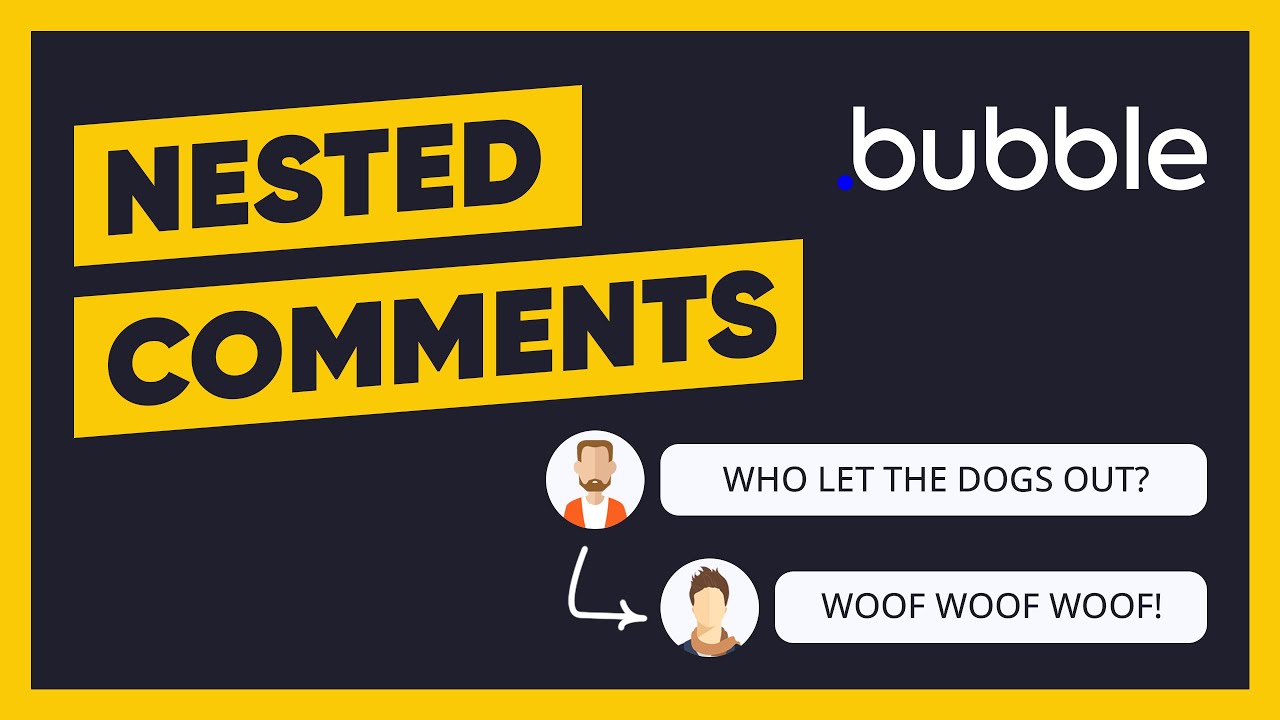 How to do nested comments in Bubble