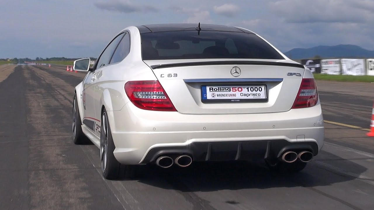 983HP Mercedes-Benz C63 AMG GAD Motors vs Toyota Supra vs Nissan GT-R