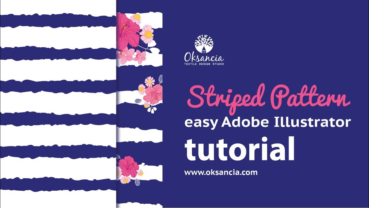How to quickly create vector rough striped seamless pattern in Adobe Illustrator
