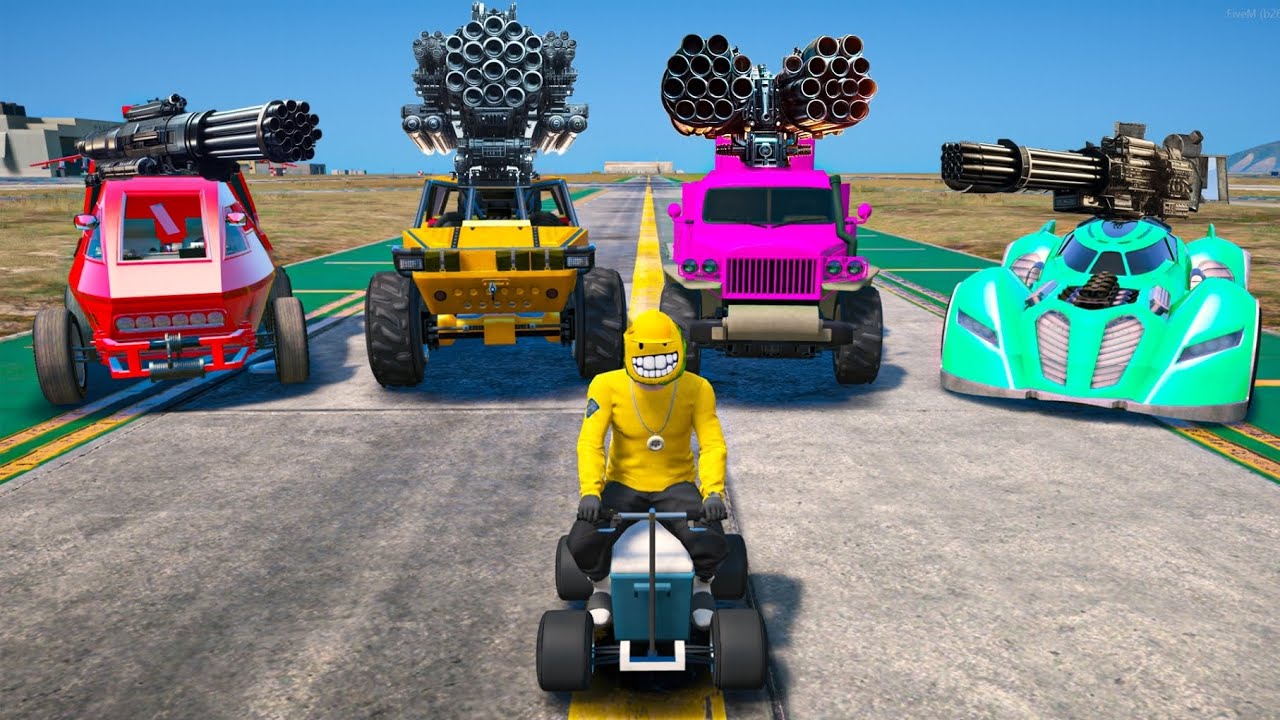 YOUTUBER JAGEN Mich mit OP AUTOS in GTA 5!