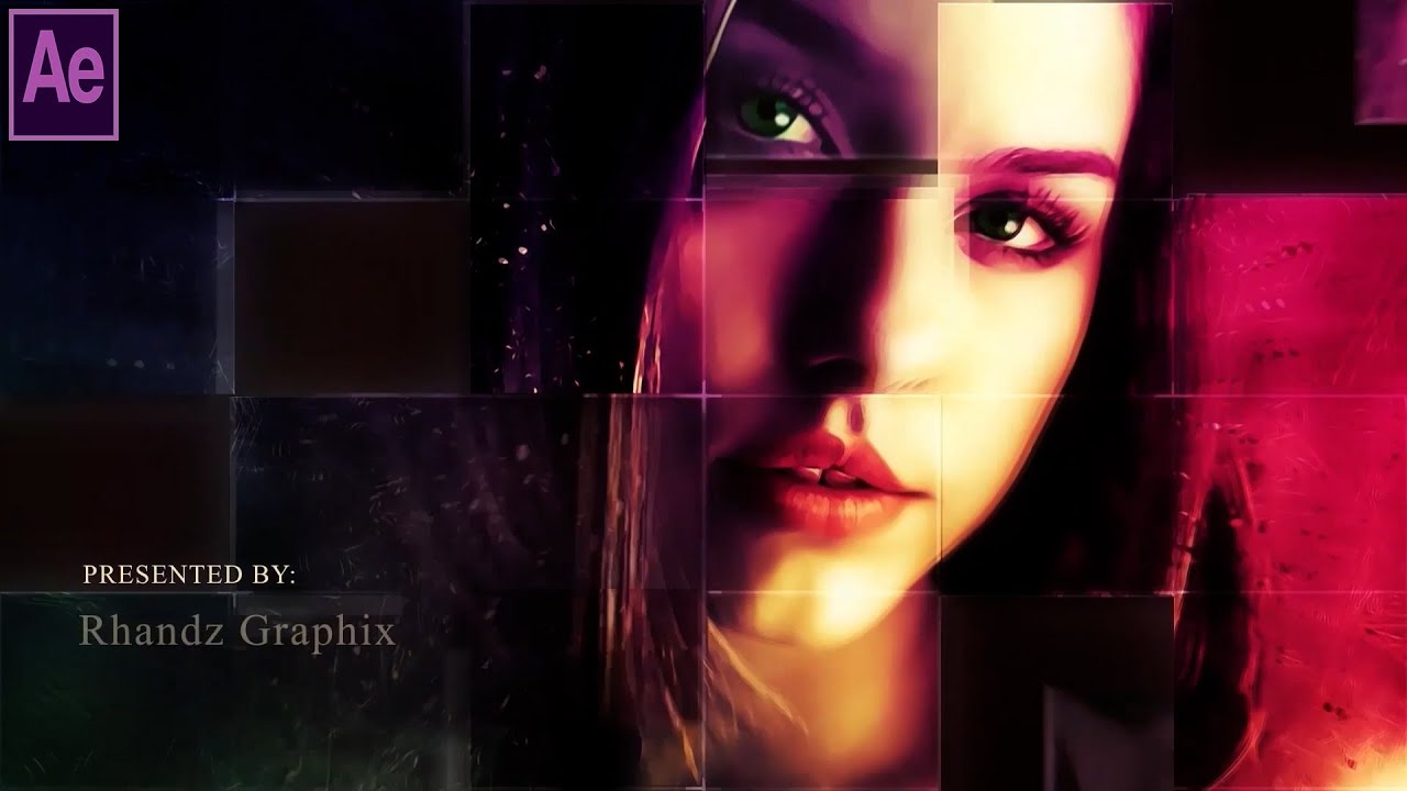 How to create a slideshow in After Effects Tutorial Remastered Elegant Grid Blocks