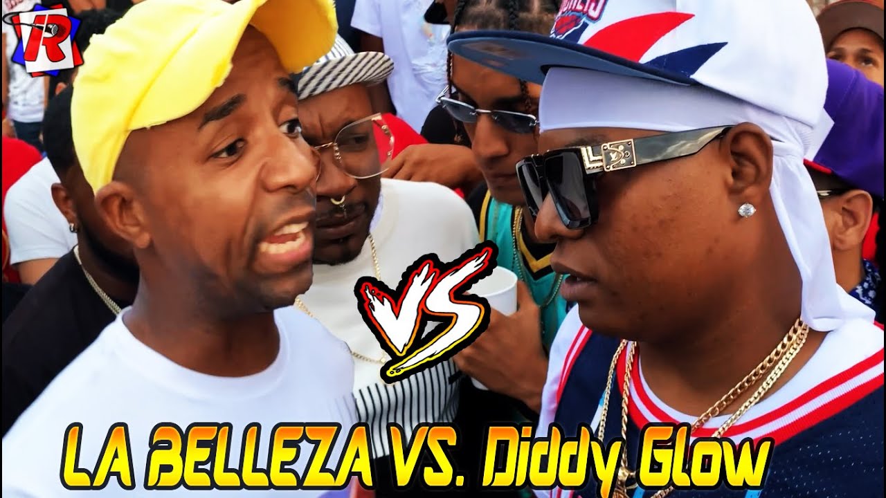 🤣🤣🤣ESTO ES PURA RISA - DIDDY GLOW VS LA BELLEZA EN SANTIAGO DE LOS CABALLERO FREESTYLE 2022
