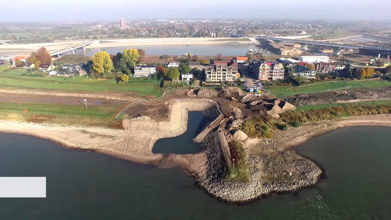 Waalgeul (Spiegelwaal) in vogelvlucht