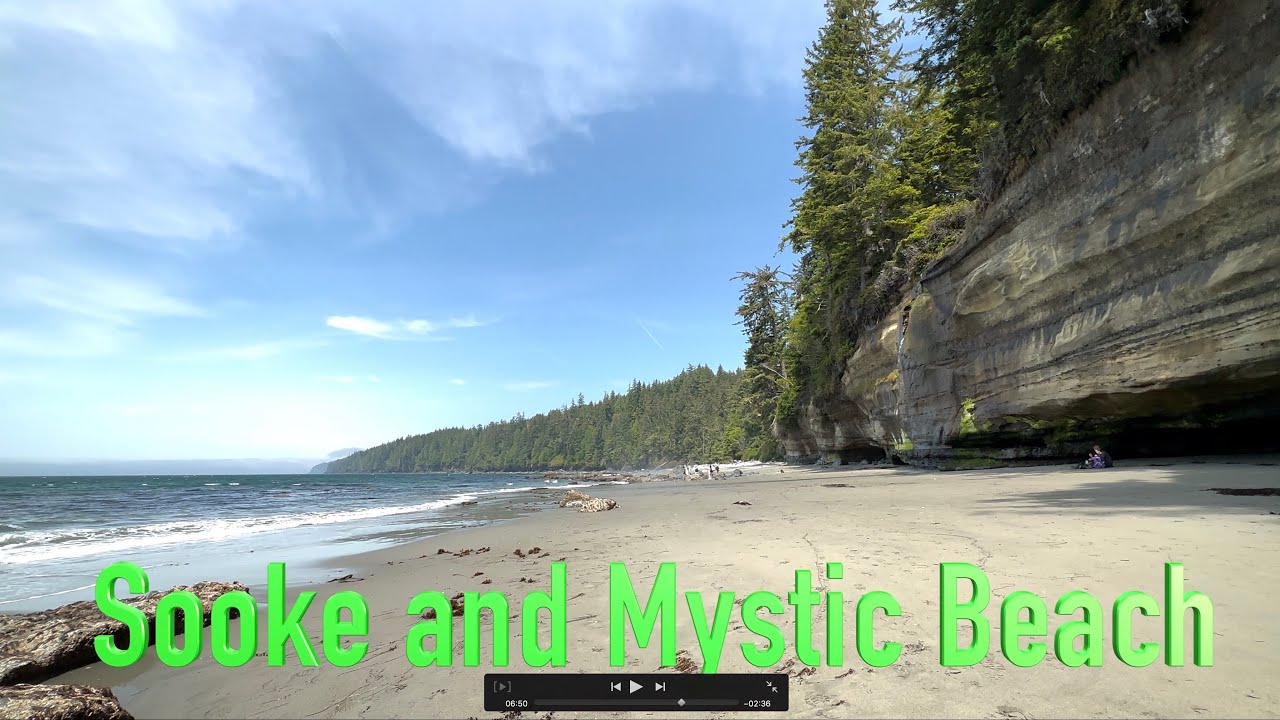 Sooke, BC - Mystic Beach and Waterfalls Hike - Is it worth it?  (4K, Insta360 X3)