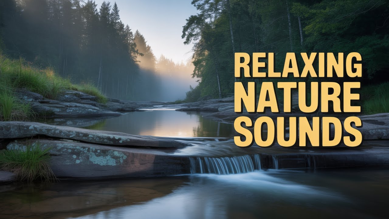 The FOREST SOUND and bubbling water sound Secret to a DEEPER Sleep