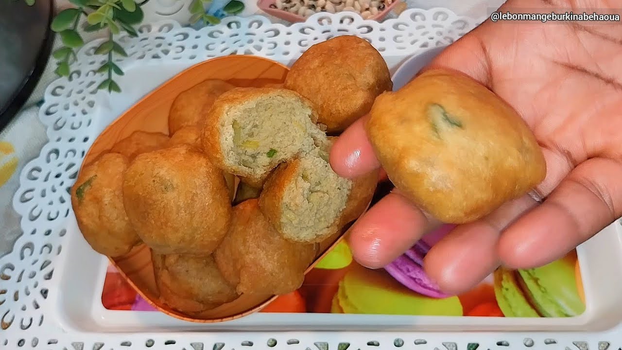 Comment faire des beignets d'haricots avec la farine