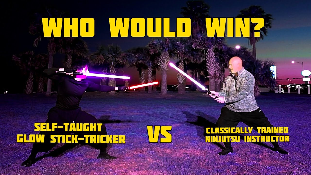 I Challenged a REAL NINJUTSU Instructor to a LIGHTSABER FIGHT
