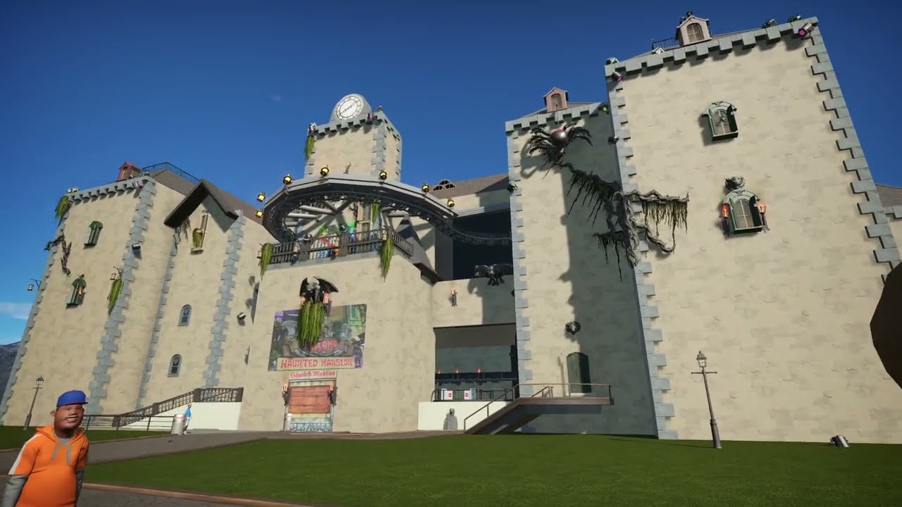haunted mansion hinzen in planetcoaster