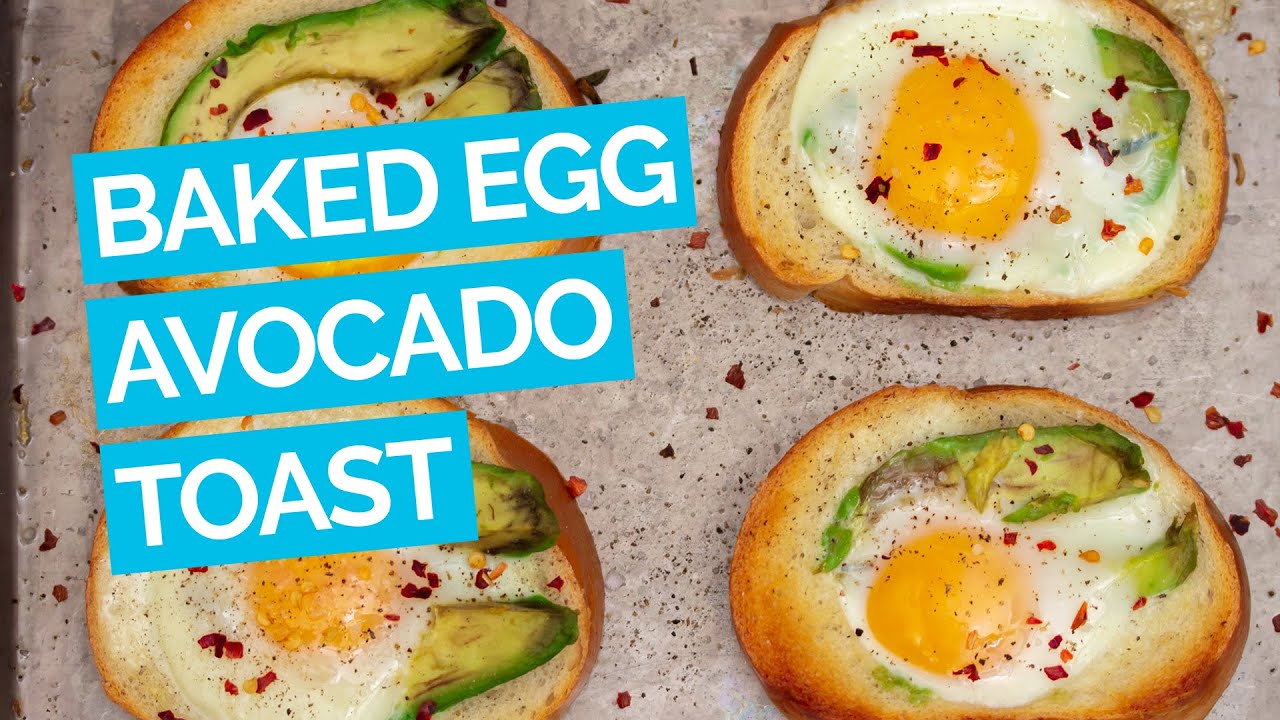 Baked Egg Avocado Toast Recipe