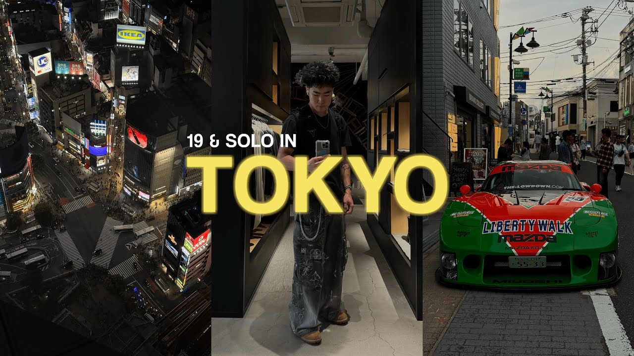19-Year-Old Solo in Tokyo: Best Cafes, Thrift Hauls & Hidden Food Spots! [ENG/KOR]
