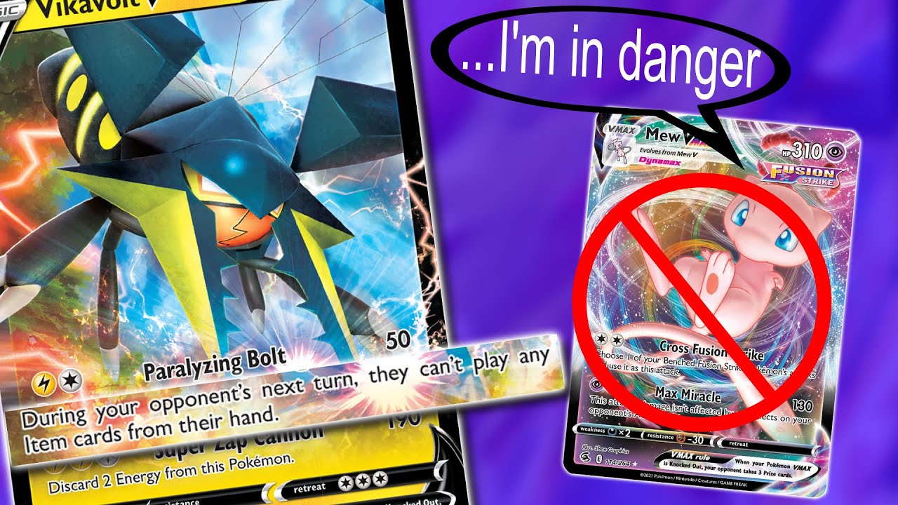 Is VIKAVOLT V The Mew VMAX Killer? Fusion Strike PTCGO 2021