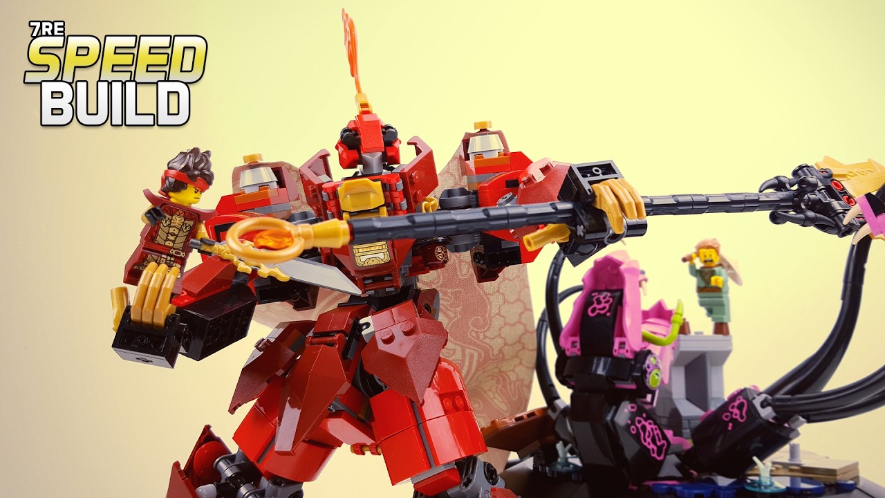 Legendary Set! 71846 The Fire Knight Mech | Lego Ninjago Legends Stop Motion Speed Build