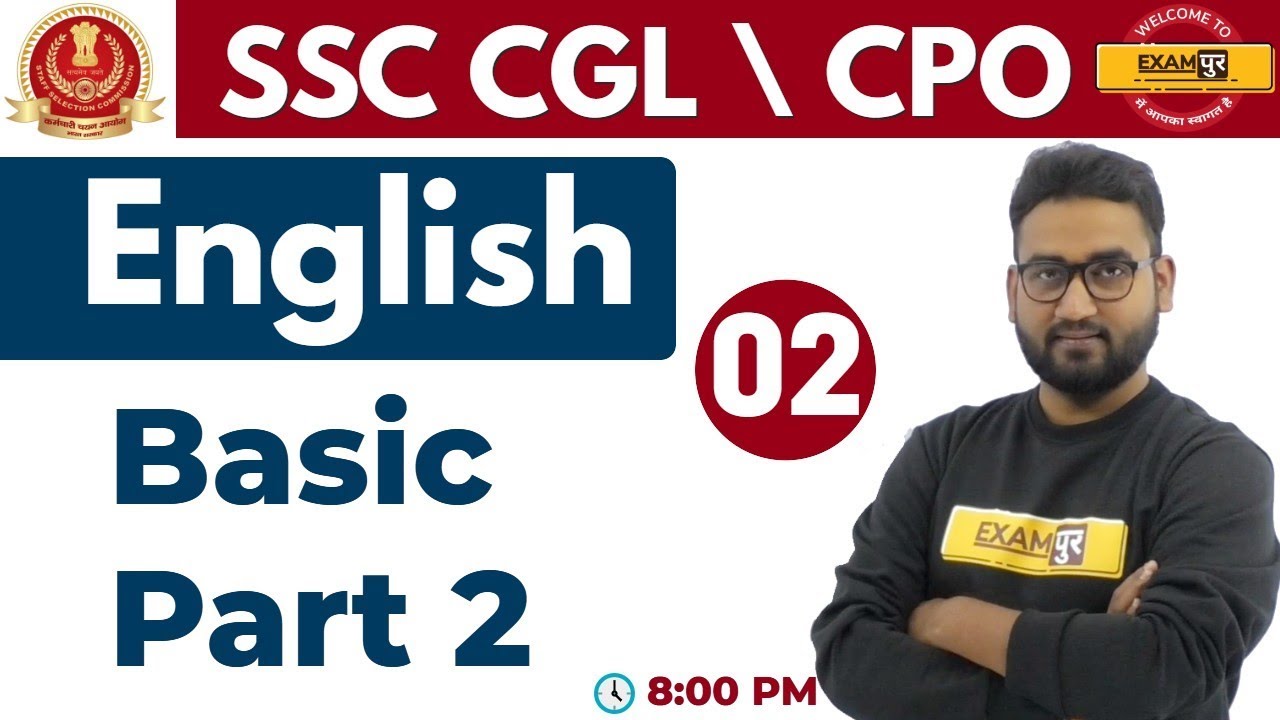 Class 02 ||#SSC CGL \ CPO || English || By Prince Sir || Basic Part-02